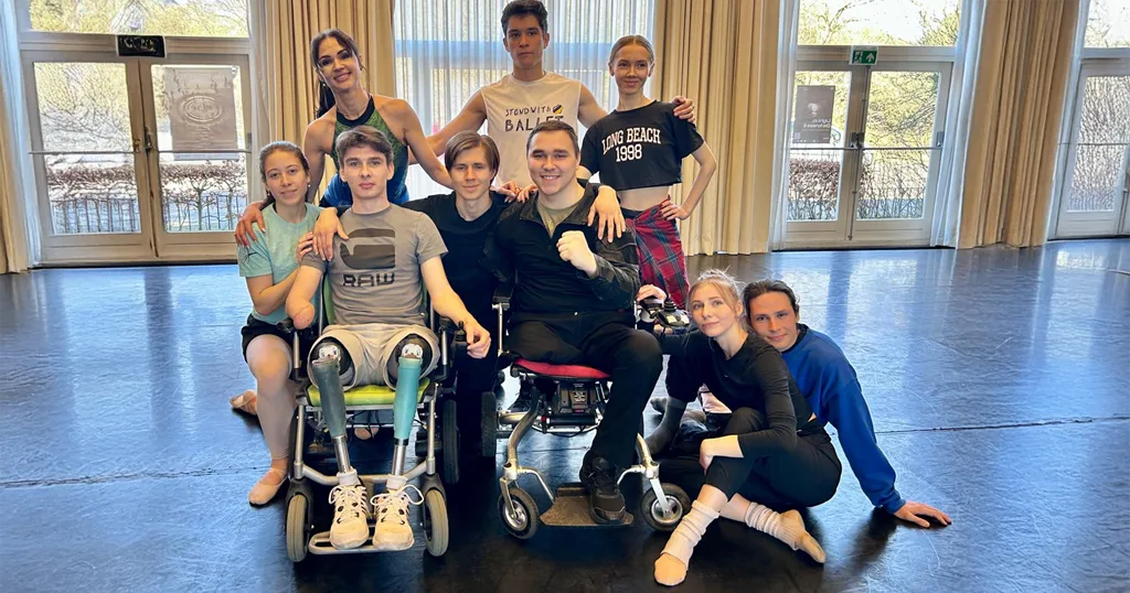 Ukrainian International Ballet Participates in the Film Hilfe für ein versehrtes Land